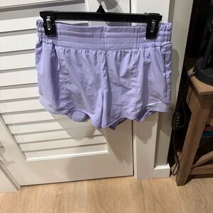 Lululemon Athletica Light Purple Athletic Shorts